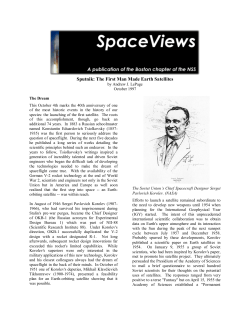 Sputnik: The First Man Made Earth Satellites