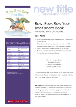 Row, Row, Row Your Boat Board Book