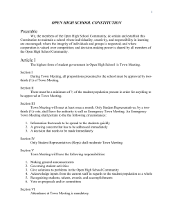 Preamble Article I - Richmond Public Schools