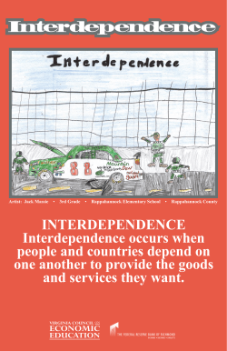 Interdependence, Economic Concepts Poster 2008