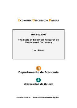 The State of Empirical Research on the Demand for Lottery