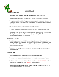 Rules and Regulations