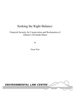 February 20, 2010 - Environmental Law Centre