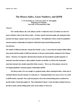 The Hosoya Index, Lucas Numbers, and QSPR