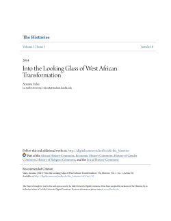 Into the Looking Glass of West African Transformation