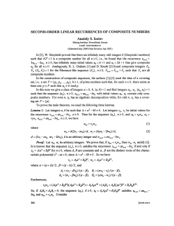 SECOND-ORDER LINEAR RECURRENCES OF COMPOSITE