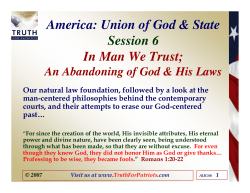 A &ldquo;Natural Law&rdquo;