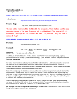 Online Registration - Running in the USA