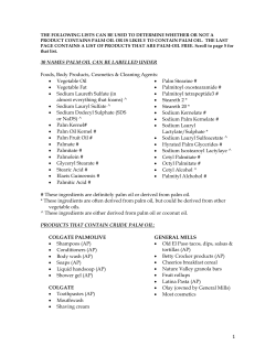 30 names palm oil can be labelled under