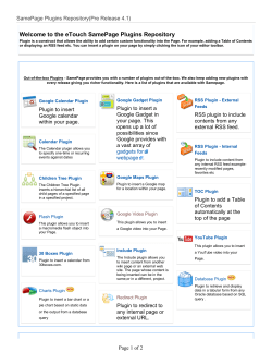 Plugin to insert Google calendar within your page. Plugin to insert a