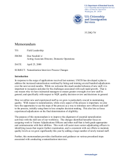 New USCIS citizenship procedures