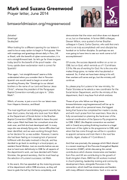 Mark and Suzana Greenwood