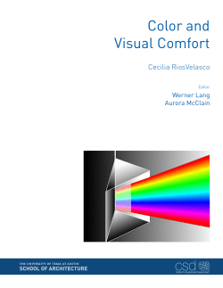 Color and Visual Comfort - The University of Texas at Austin