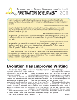 AAA 208-GRC 101 - PUNCTUATION DEVELOPMENT