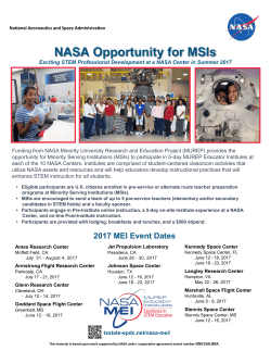 MEI Flyer - NASA EPDC