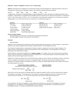 Analysis of Manganese in Steel