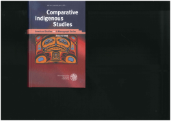 Comparative Indigenous Studies