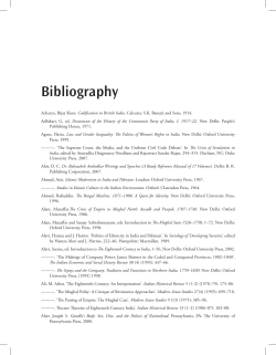 Bibliography - Cambridge University Press