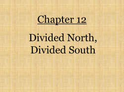 2010 Ch 12 Divided North, Divided South edit
