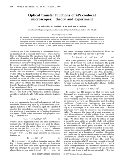 Optical transfer functions of 4Pi confocal microscopes: theory and