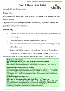 Twist and Check times tables game for x2 x 3 x 5 x 10