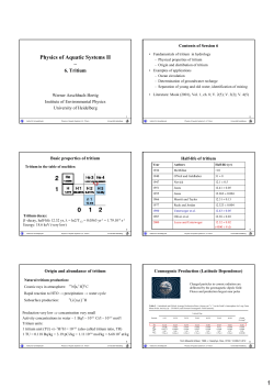 Folie 1 - Institut f&uuml;r Umweltphysik