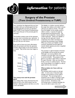 Surgery on the prostate - Chesterfield Royal Hospital