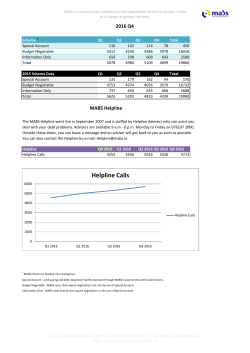 Statistics for Q4 2016