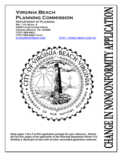application - City of Virginia Beach