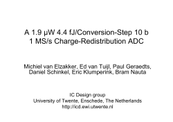 A 1.9 µW 4.4 fJ/Conversion-Step 10 b 1 MS/s Charge