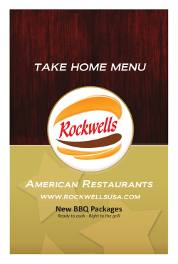 New BBQ Packages