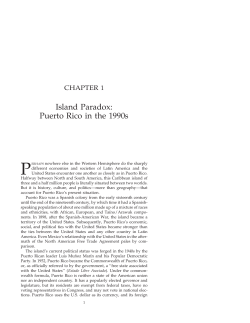 Island Paradox: Puerto Rico in the 1990s
