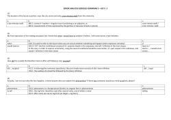 ERROR ANALYSIS EXERCISES GRAMMAR 3 &ndash; KEY P. 3 (1) The