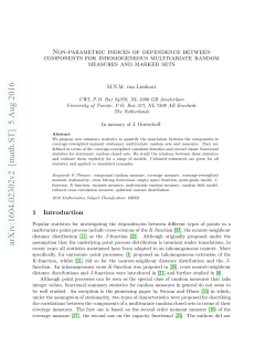 Non-parametric indices of dependence between components for