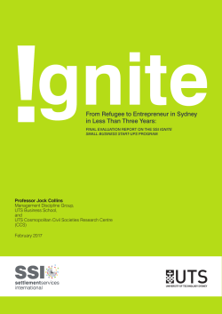 From Refugee to Entrepreneur in Sydney in Less Than Three Years: