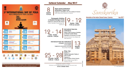 May 2017 - High Commission of India, Colombo