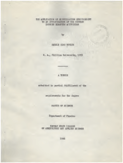Application of scintillation spectroscopy to an investigation - K-REx