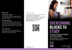overcoming blocks to study