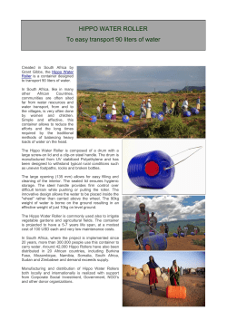 HIPPO WATER ROLLER To easy transport 90