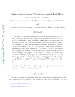 Galaxy Rotation Curves Without Non-Baryonic Dark Matter