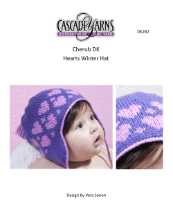 Cherub DK Hearts Winter Hat