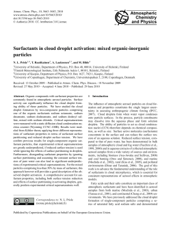 Surfactants in cloud droplet activation: mixed