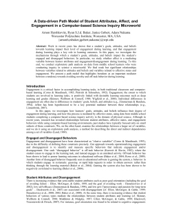 A Data-driven Path Model of Student