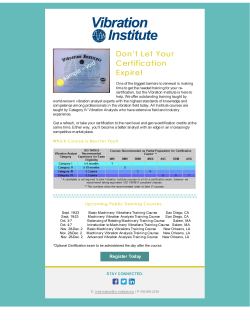 Don`t Let Your Certification Expire!