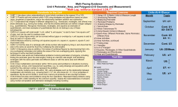 Math Pacing Guidance Unit 4 Perimeter, Area, and Polygons-(2