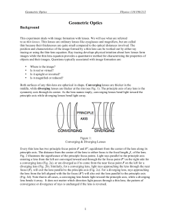Geometric Optics Physics