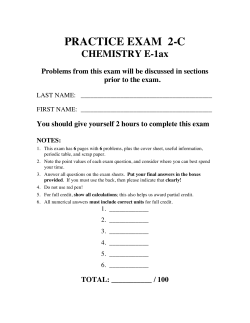 PRACTICE EXAM 2-C