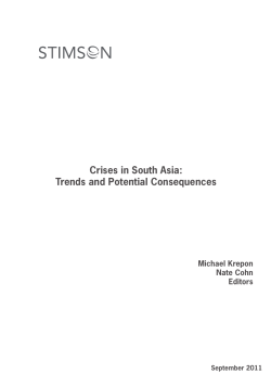 Crises in South Asia: Trends and Consequences
