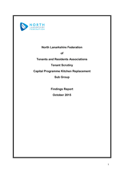 NLF Kitchen Replacement Scrutiny