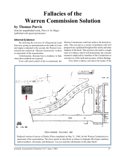 Fallacies of the Warren Commission Solution